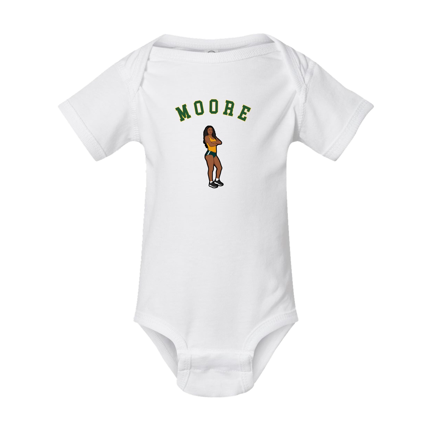 Baby Onesie — Shirsey Arch in White