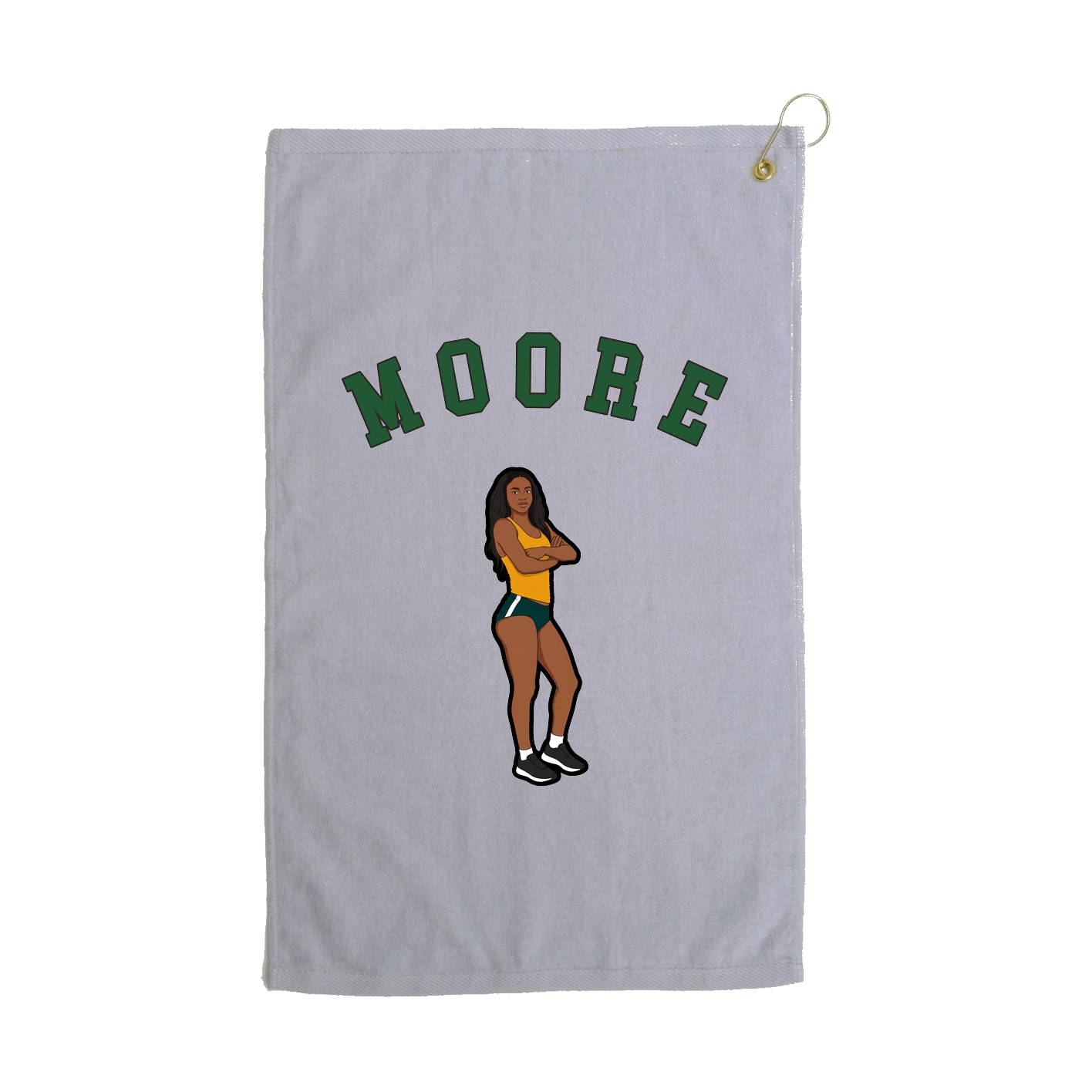 Golf Towel — Shirsey Arch in Grey