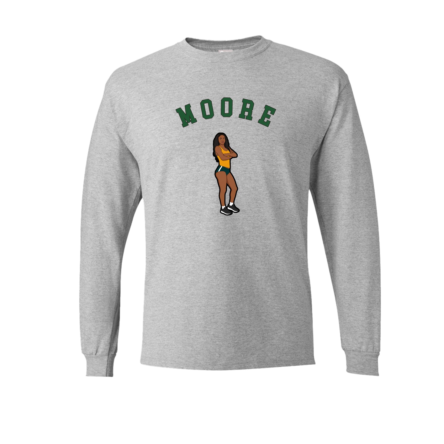Long Sleeve Tee — Shirsey Arch in Grey