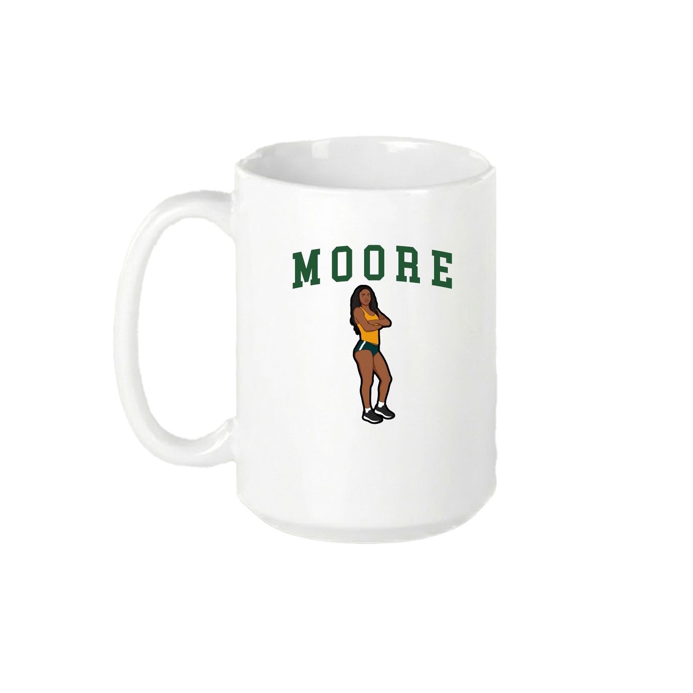 15oz Coffee Mug — Shirsey in White