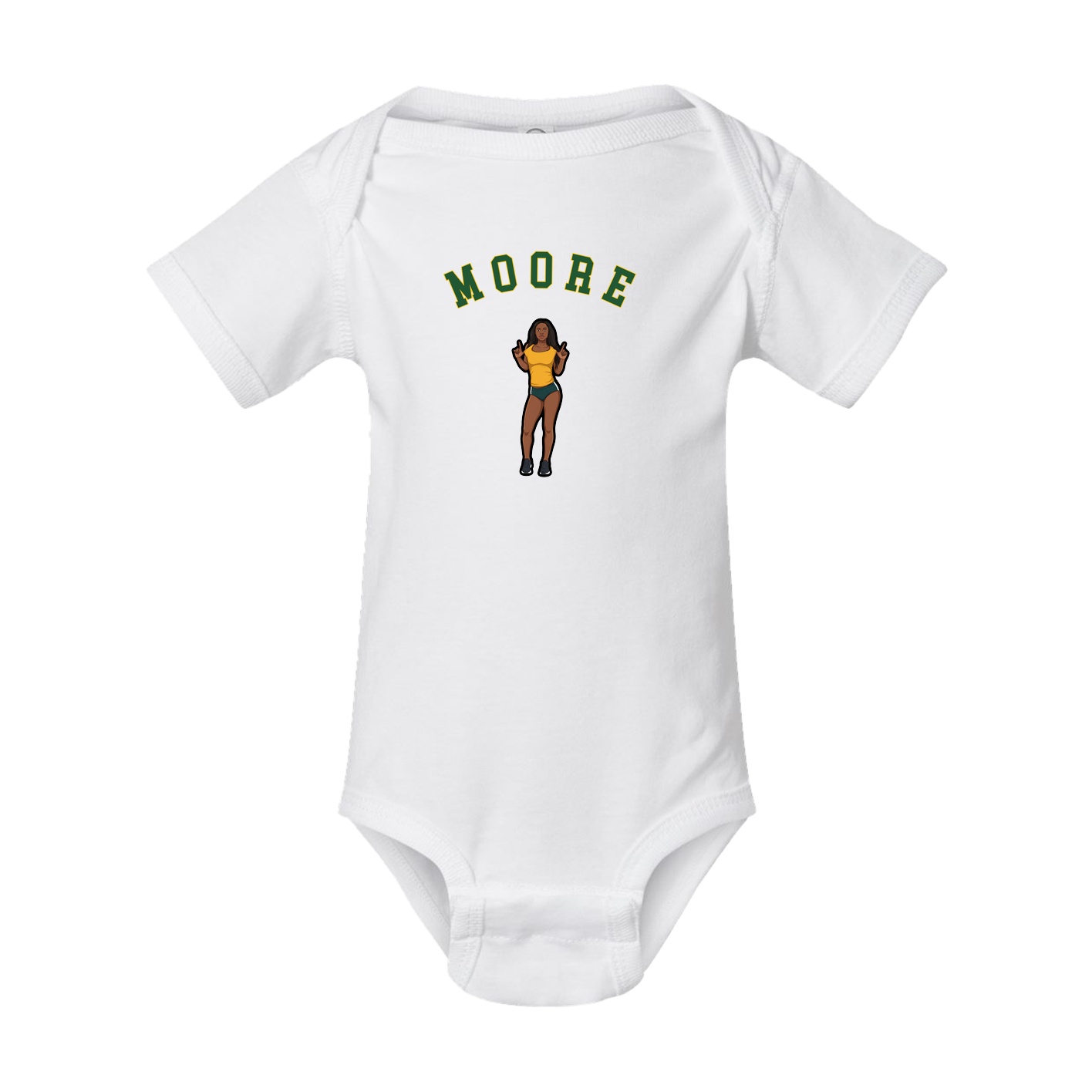 Baby Onesie — Shirsey Arch in White