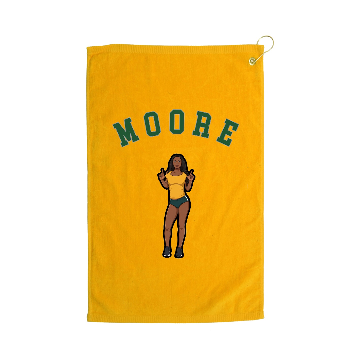 Golf Towel — Shirsey Arch in Gold