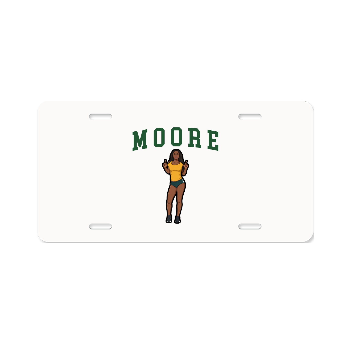 License Plate — Shirsey in Classic