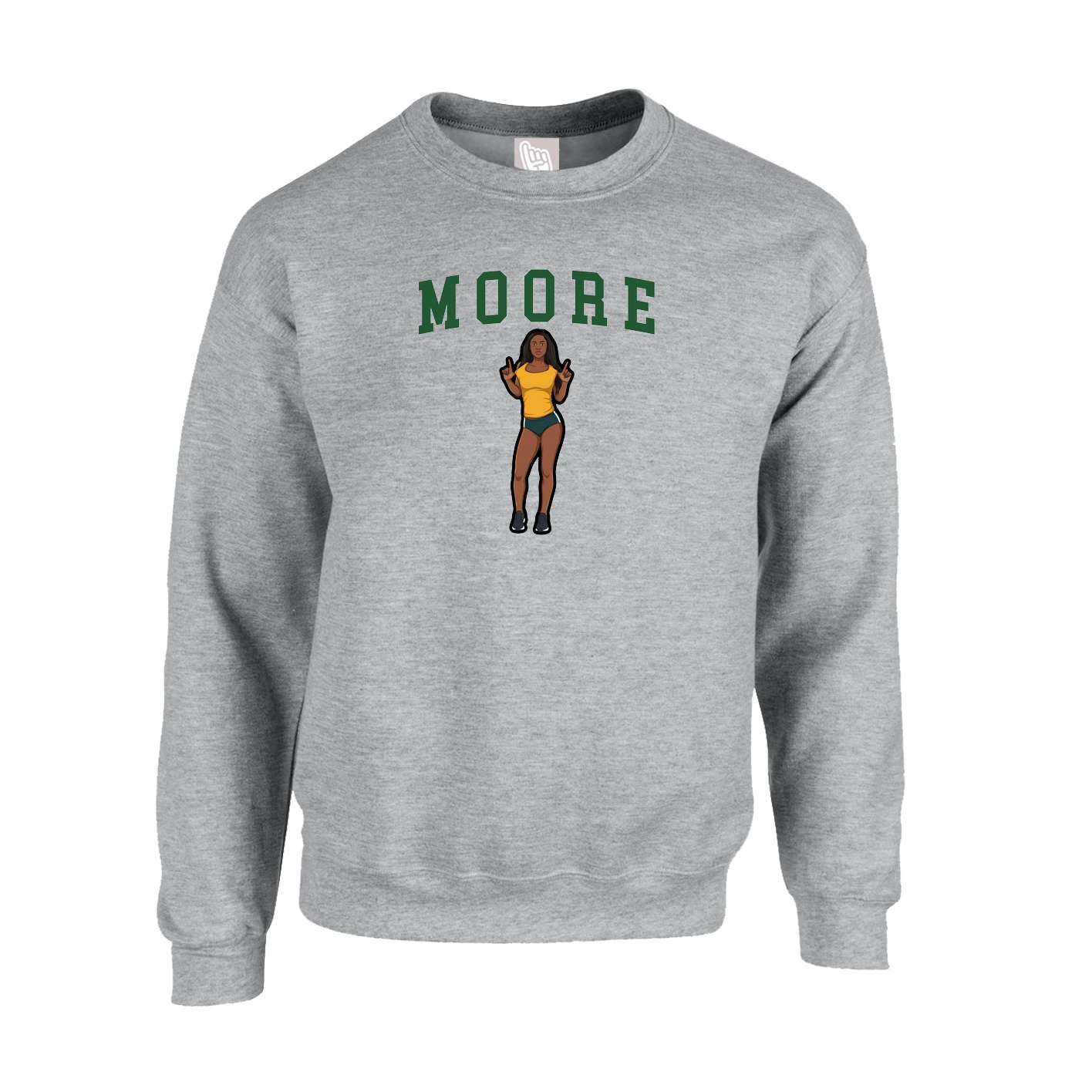 Fleece Crew — Shirsey in Grey