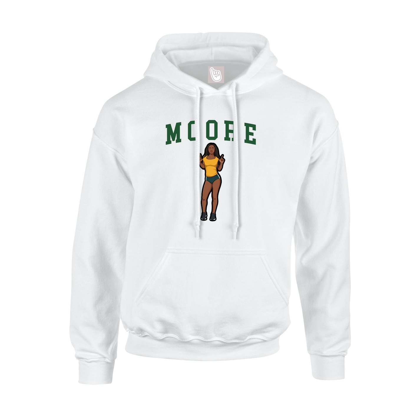Youth Hoodie — Shirsey in White