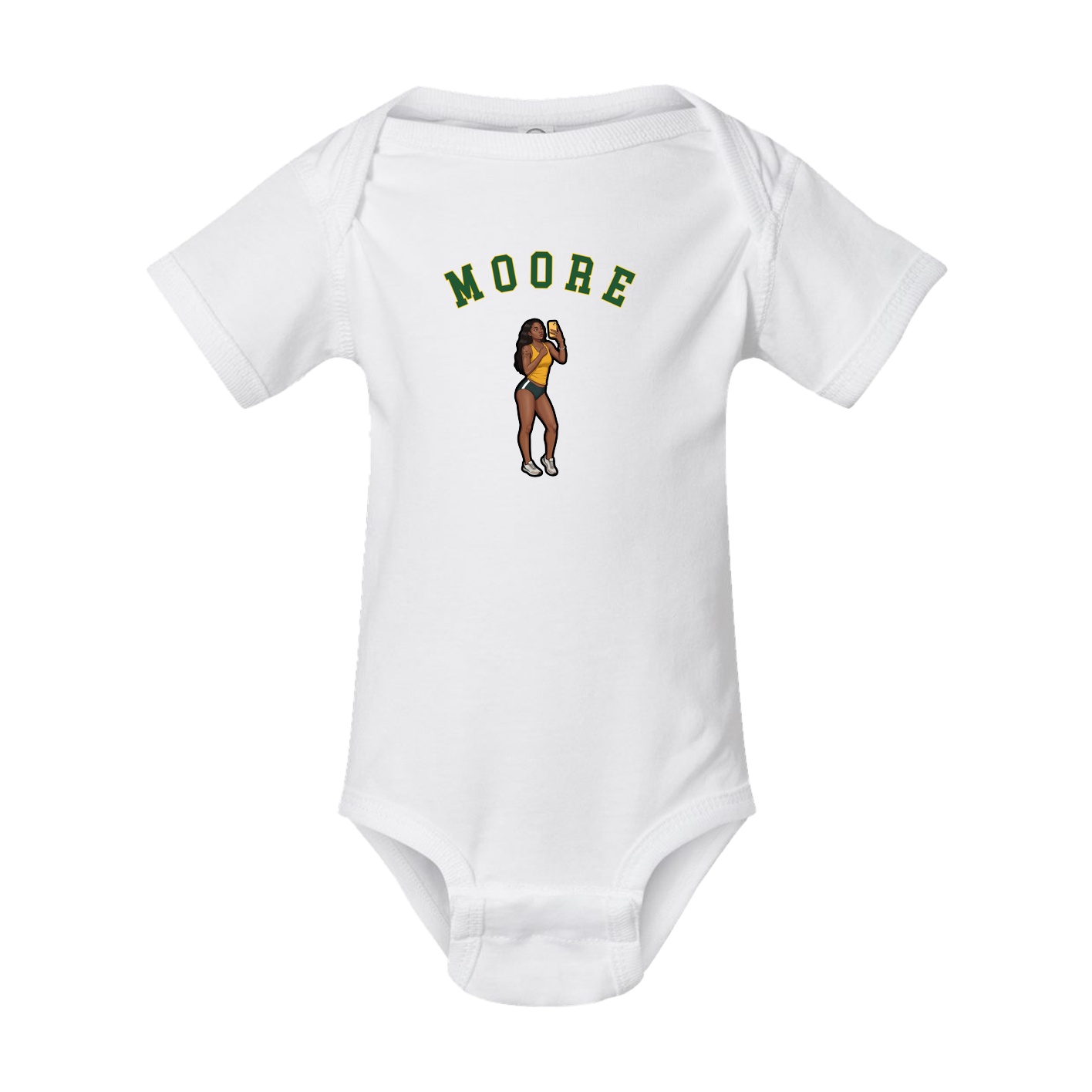 Baby Onesie — Shirsey Arch in White