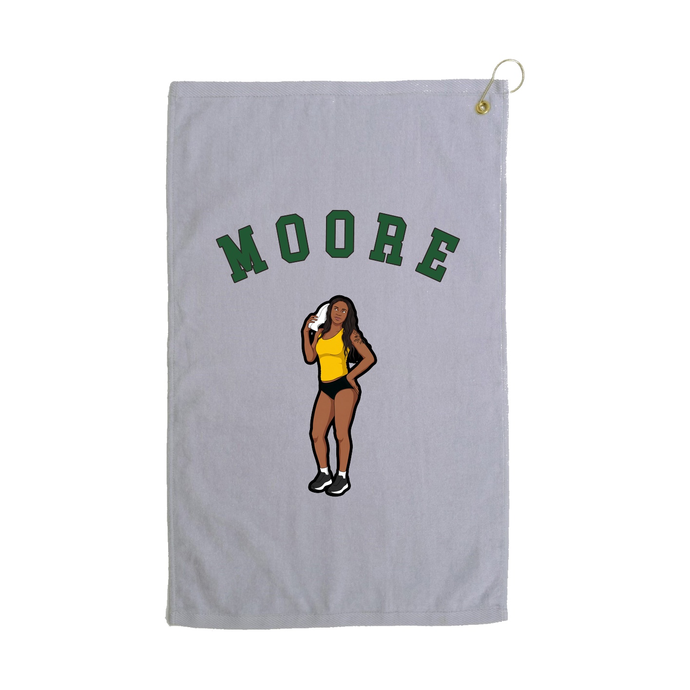 Golf Towel — Shirsey Arch in Grey