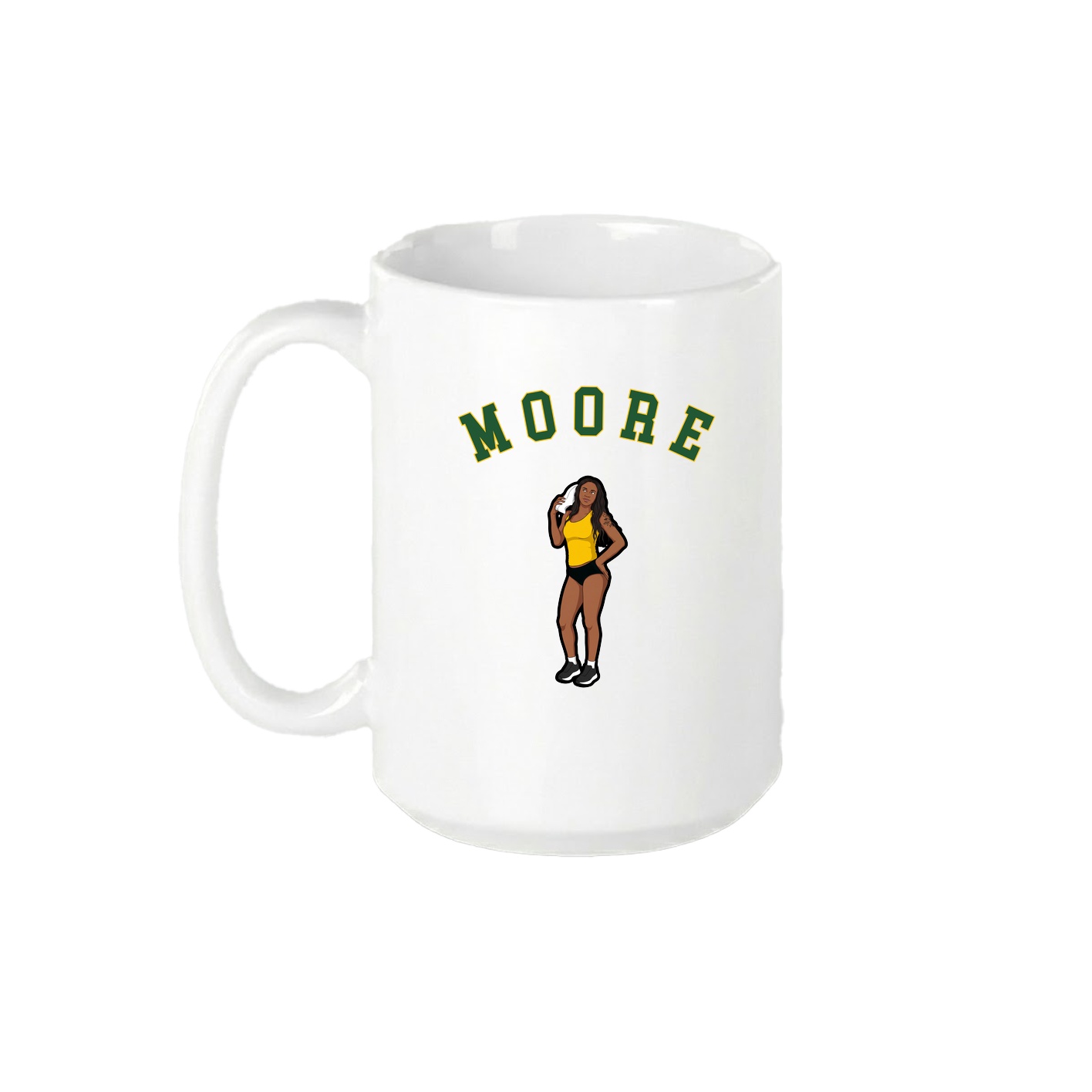 15oz Coffee Mug — Shirsey Arch in White