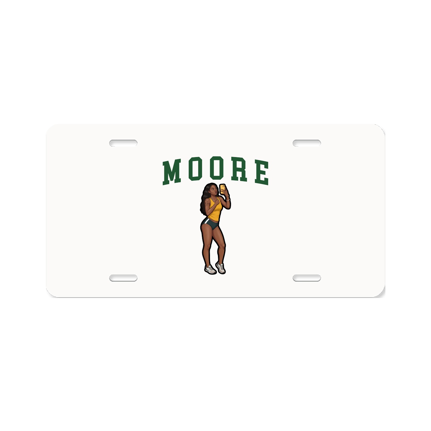 License Plate — Shirsey in Classic