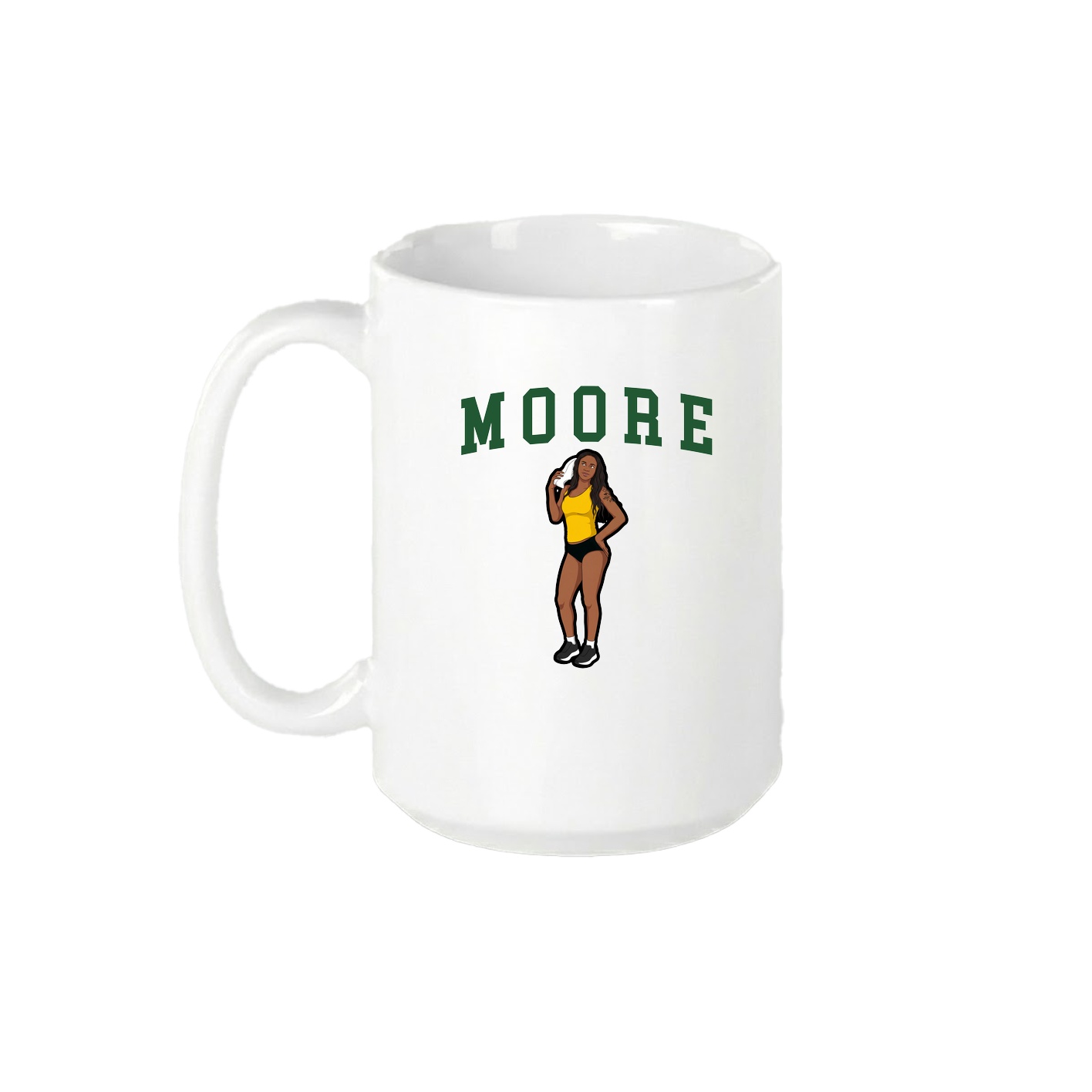 15oz Coffee Mug — Shirsey in White