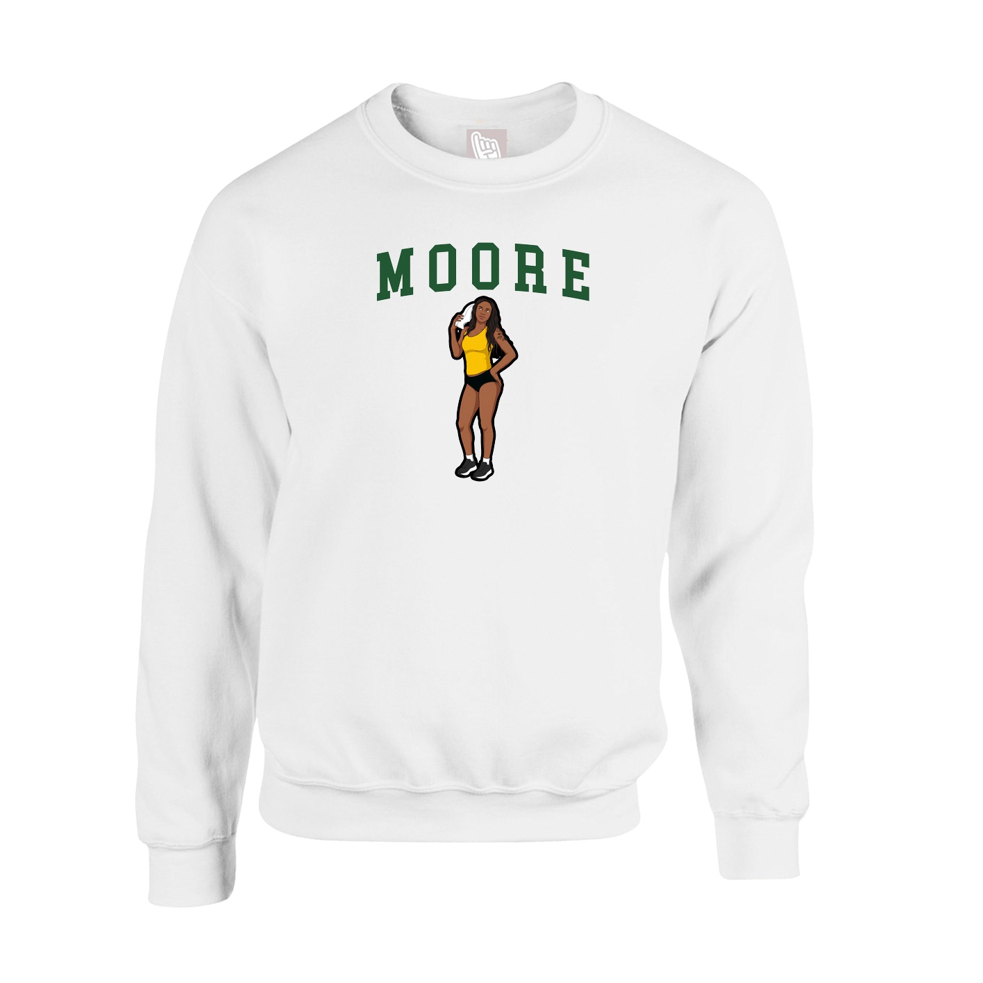 Fleece Crew — Shirsey in White