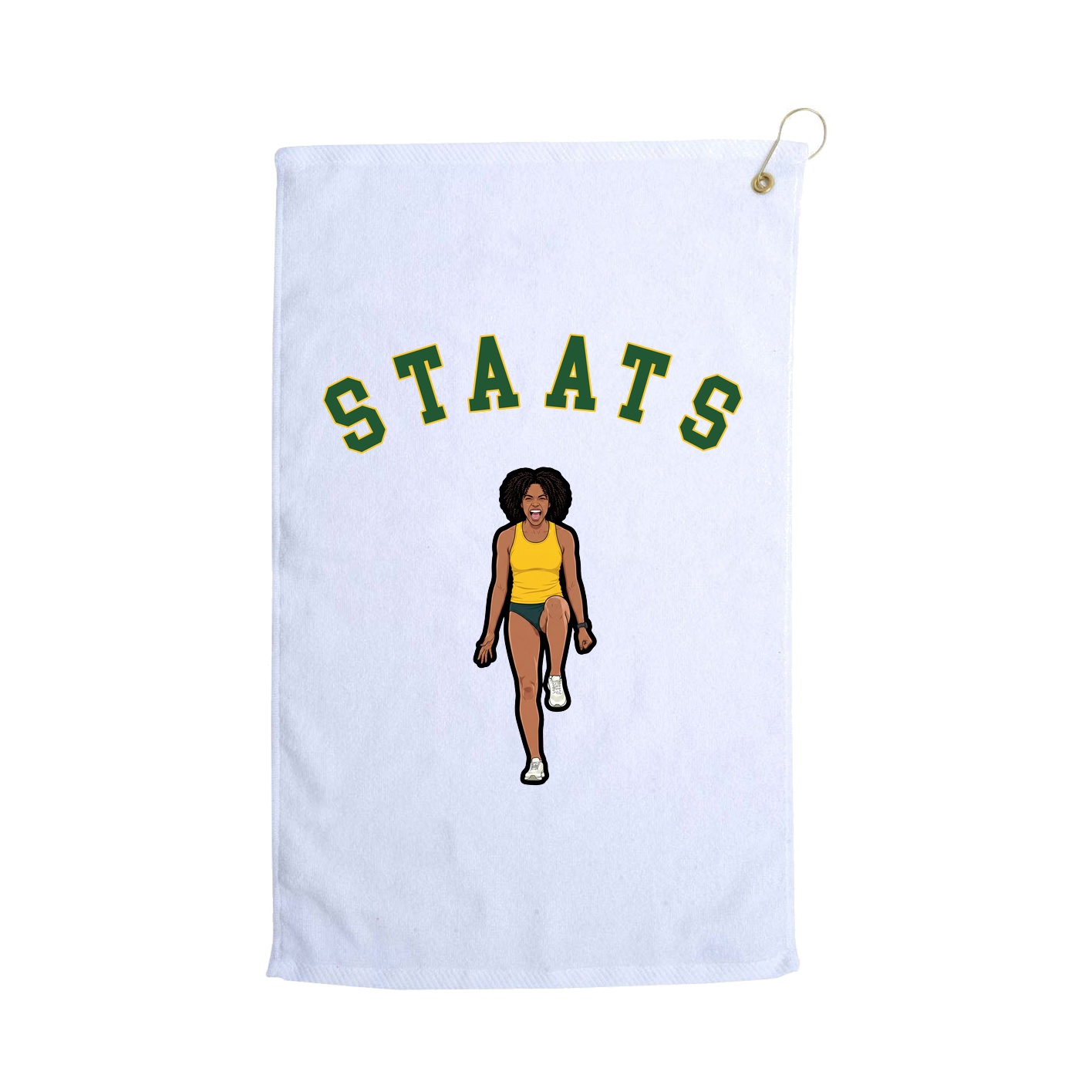 Golf Towel — Shirsey Arch in White