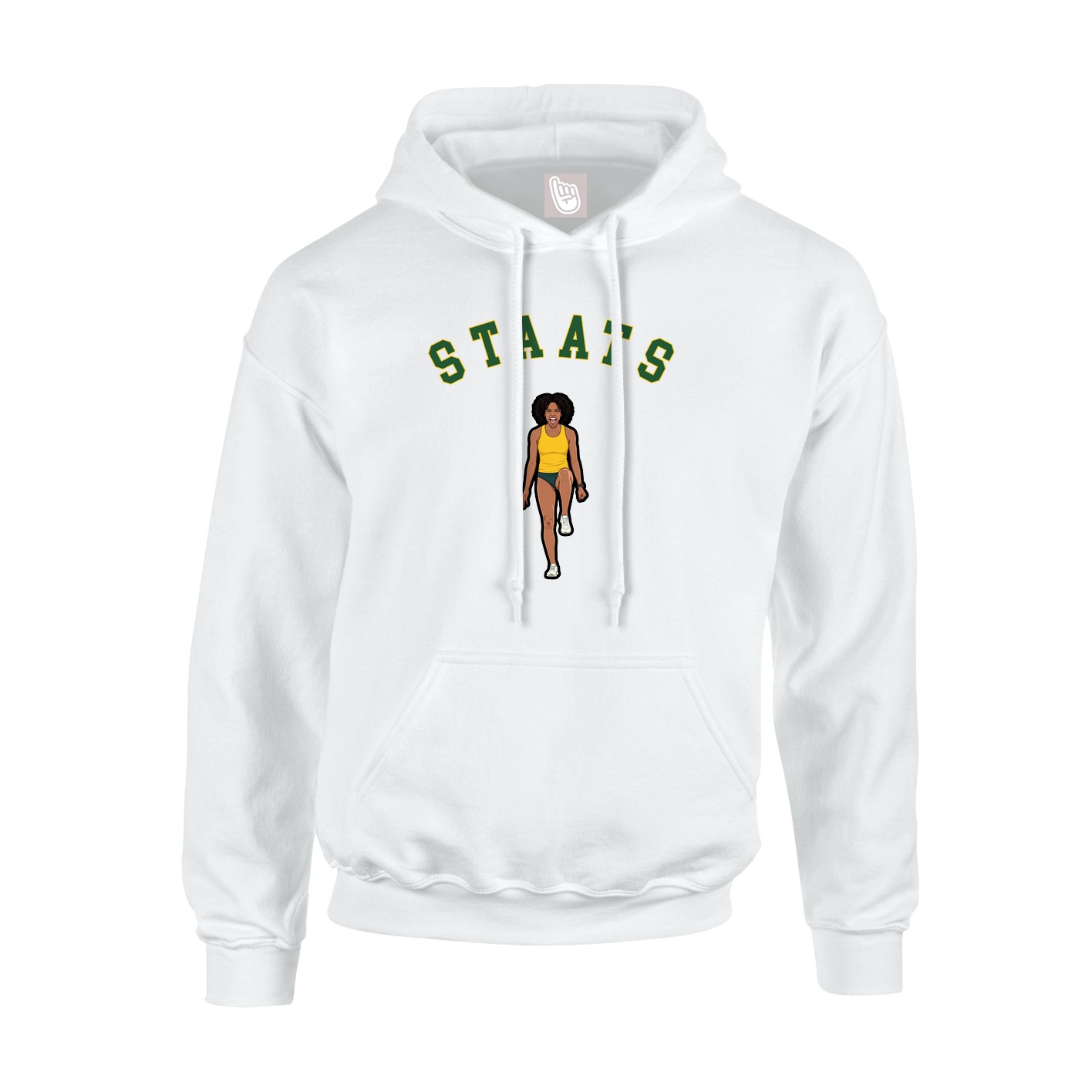 Hoodie — Shirsey Arch in White