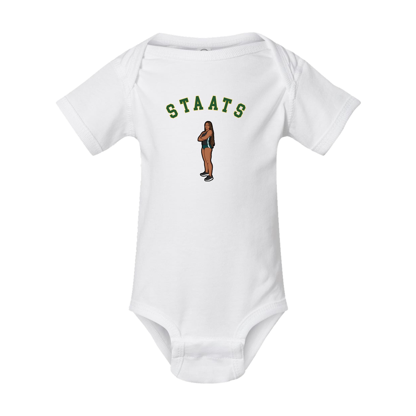 Baby Onesie — Shirsey Arch in White
