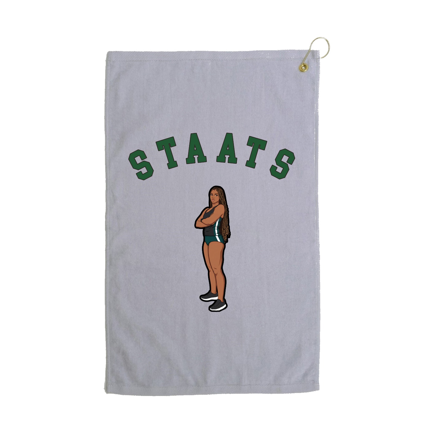 Golf Towel — Shirsey Arch in Grey