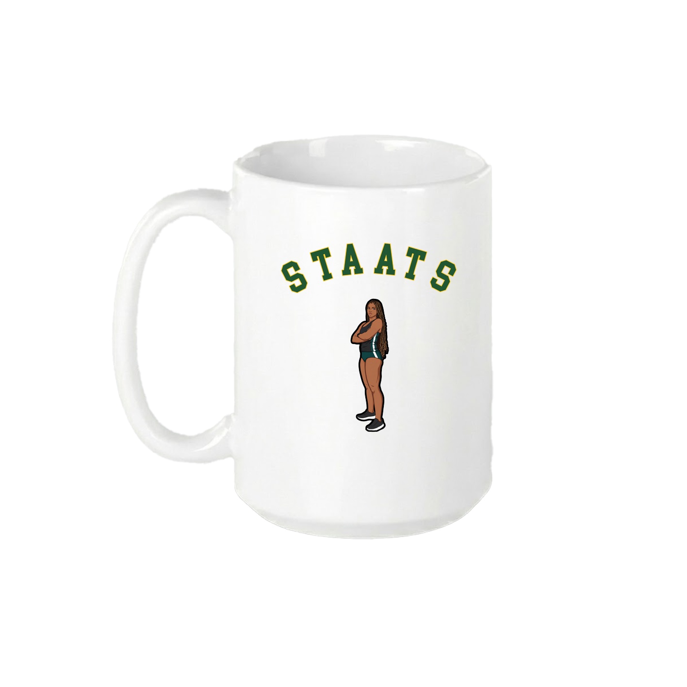 15oz Coffee Mug — Shirsey Arch in White