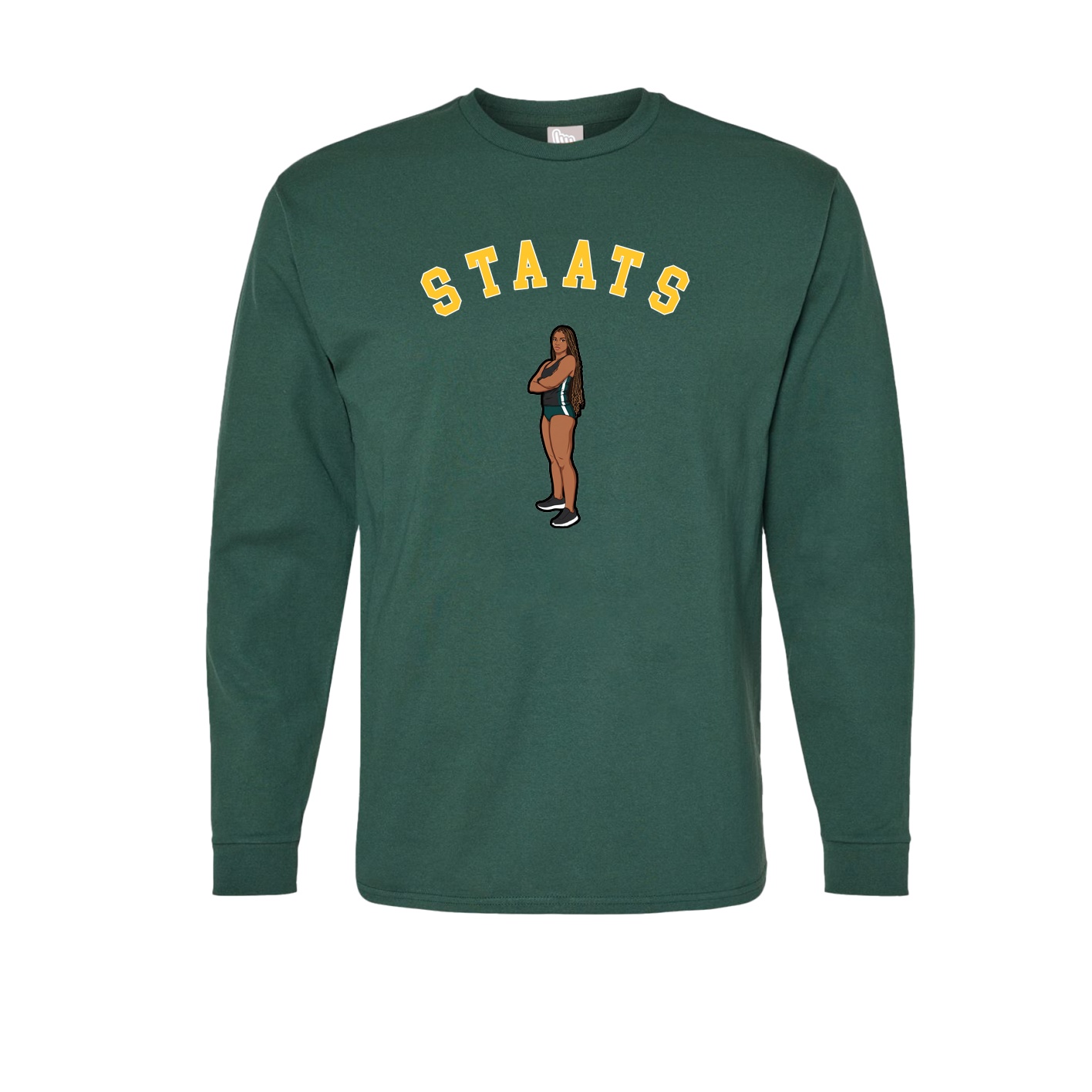 Long Sleeve Tee — Shirsey Arch in Green