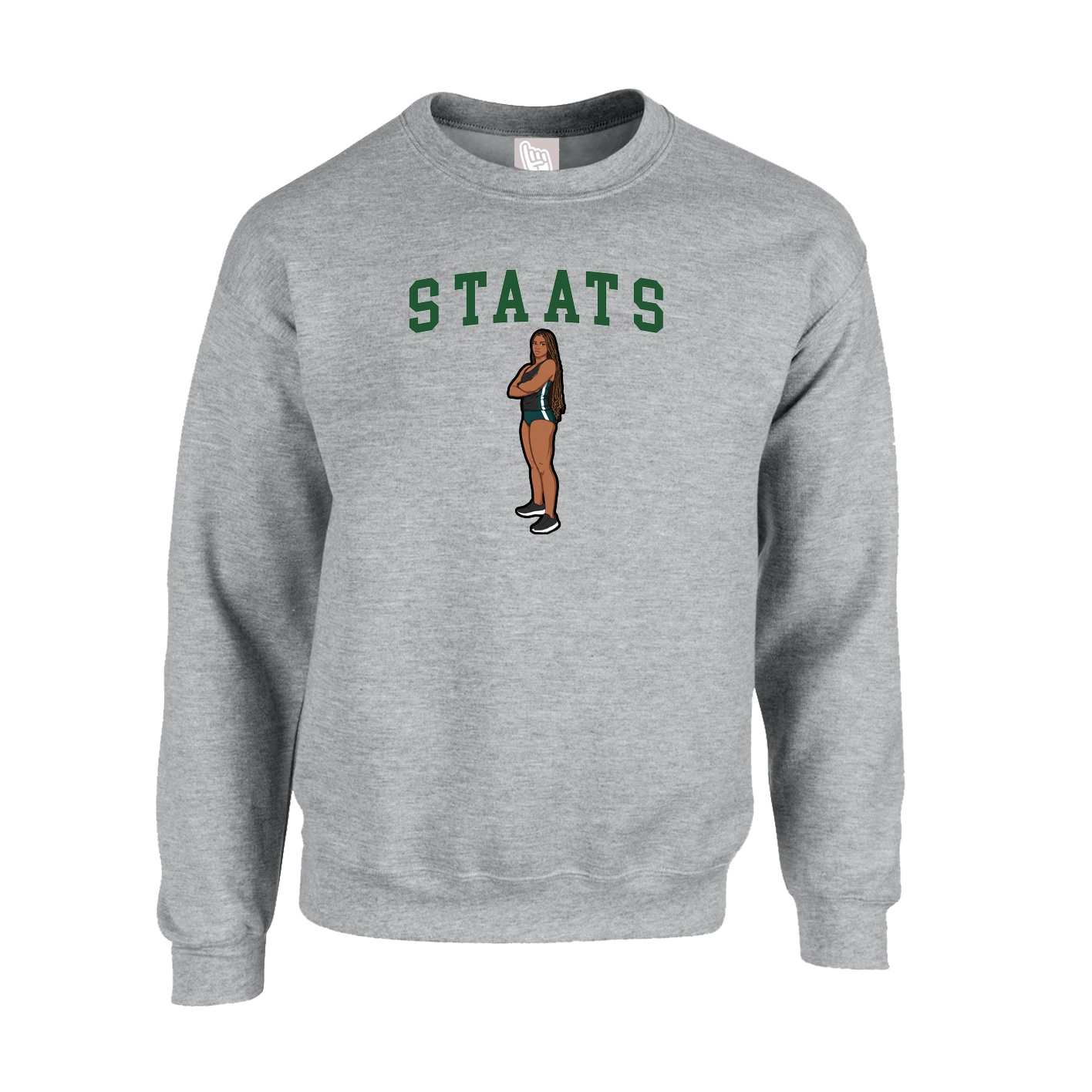 Fleece Crew — Shirsey in Grey