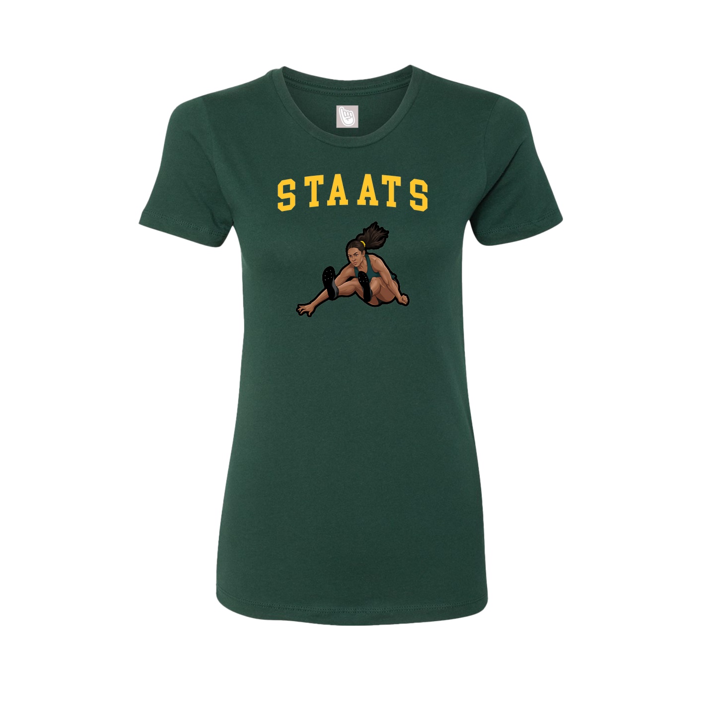 Fitted Women's Tee — Shirsey in Green