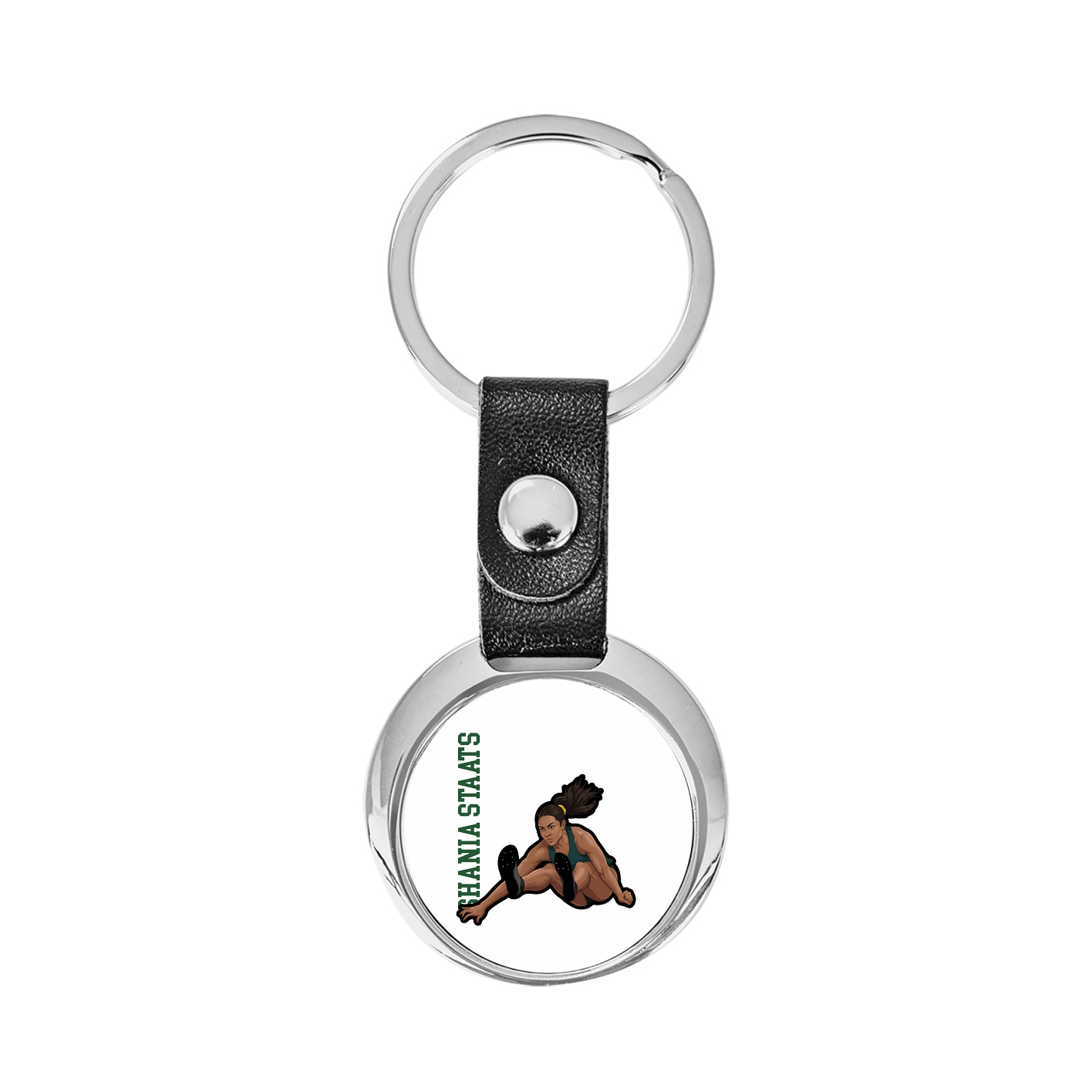Key Chain — Name Vertical in Classic