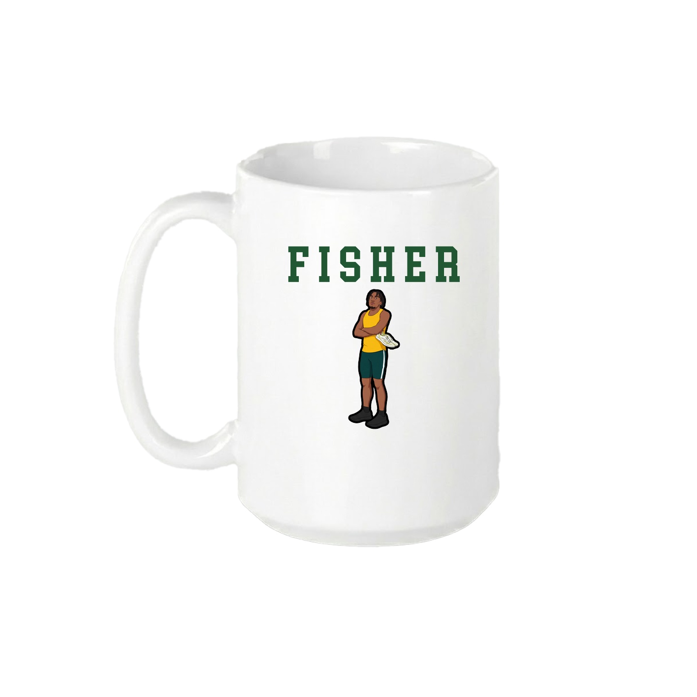15oz Coffee Mug — Shirsey in White