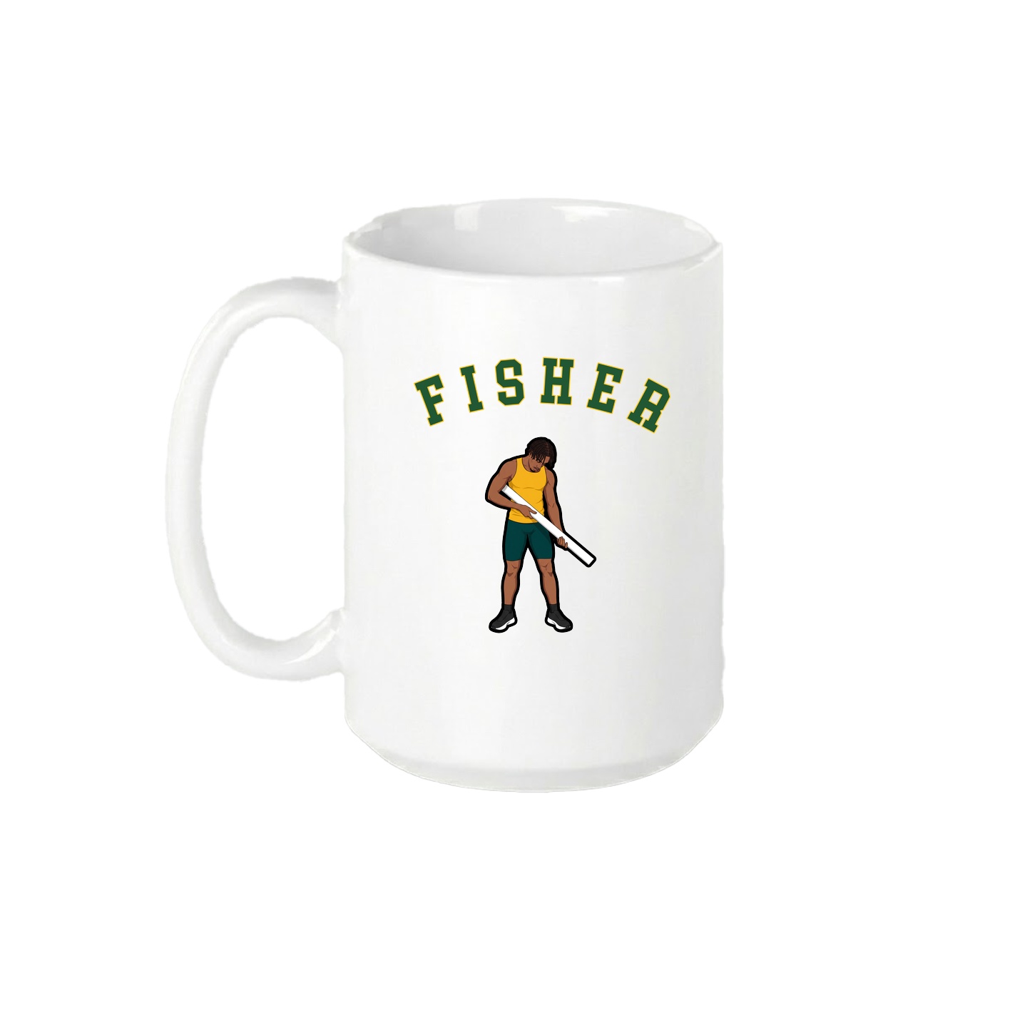 15oz Coffee Mug — Shirsey Arch in White