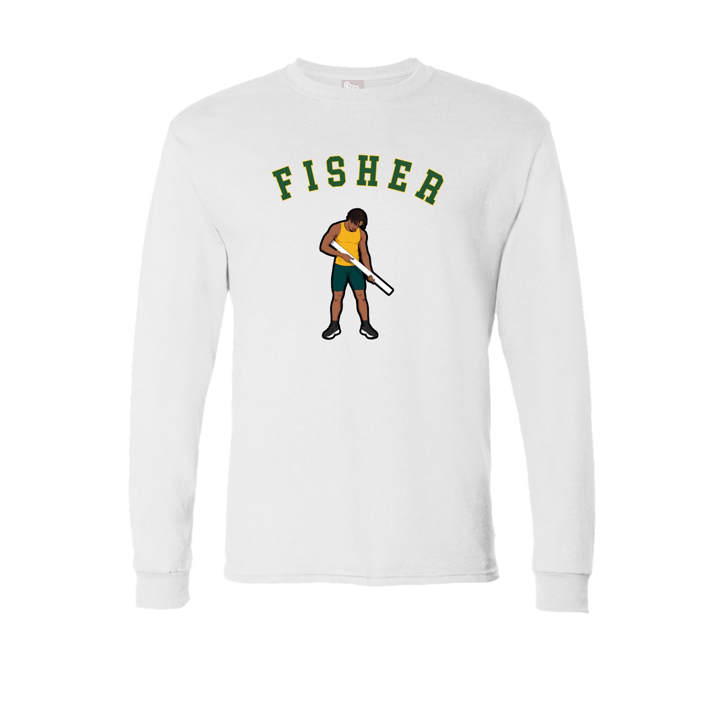 Long Sleeve Tee — Shirsey Arch in White