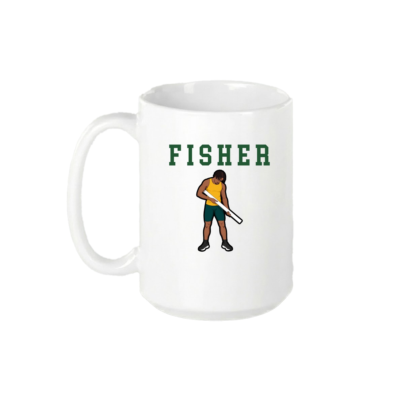 15oz Coffee Mug — Shirsey in White