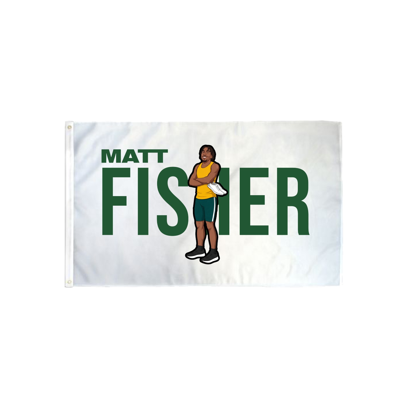 3x5 Flag — Player Name in Classic