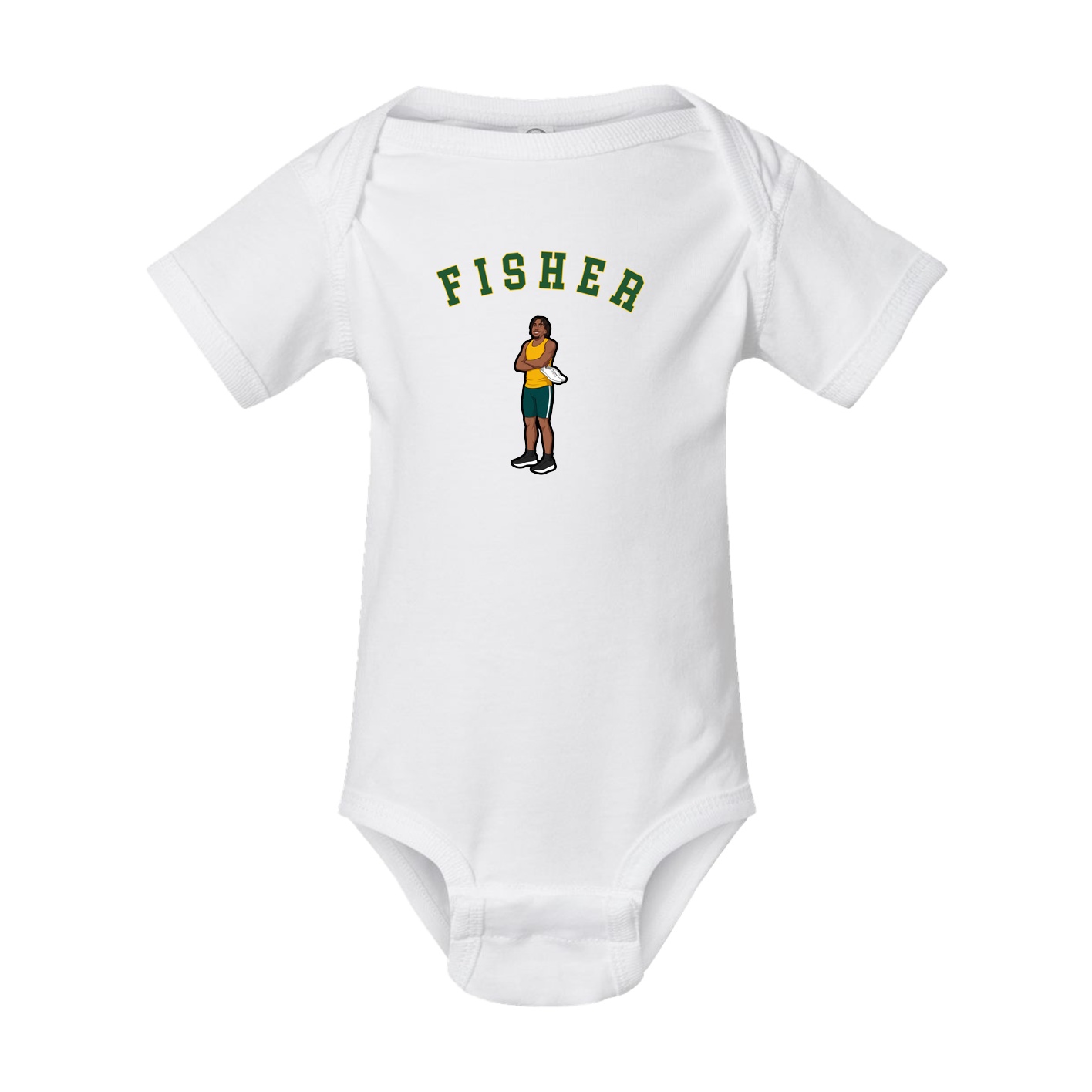 Baby Onesie — Shirsey Arch in White