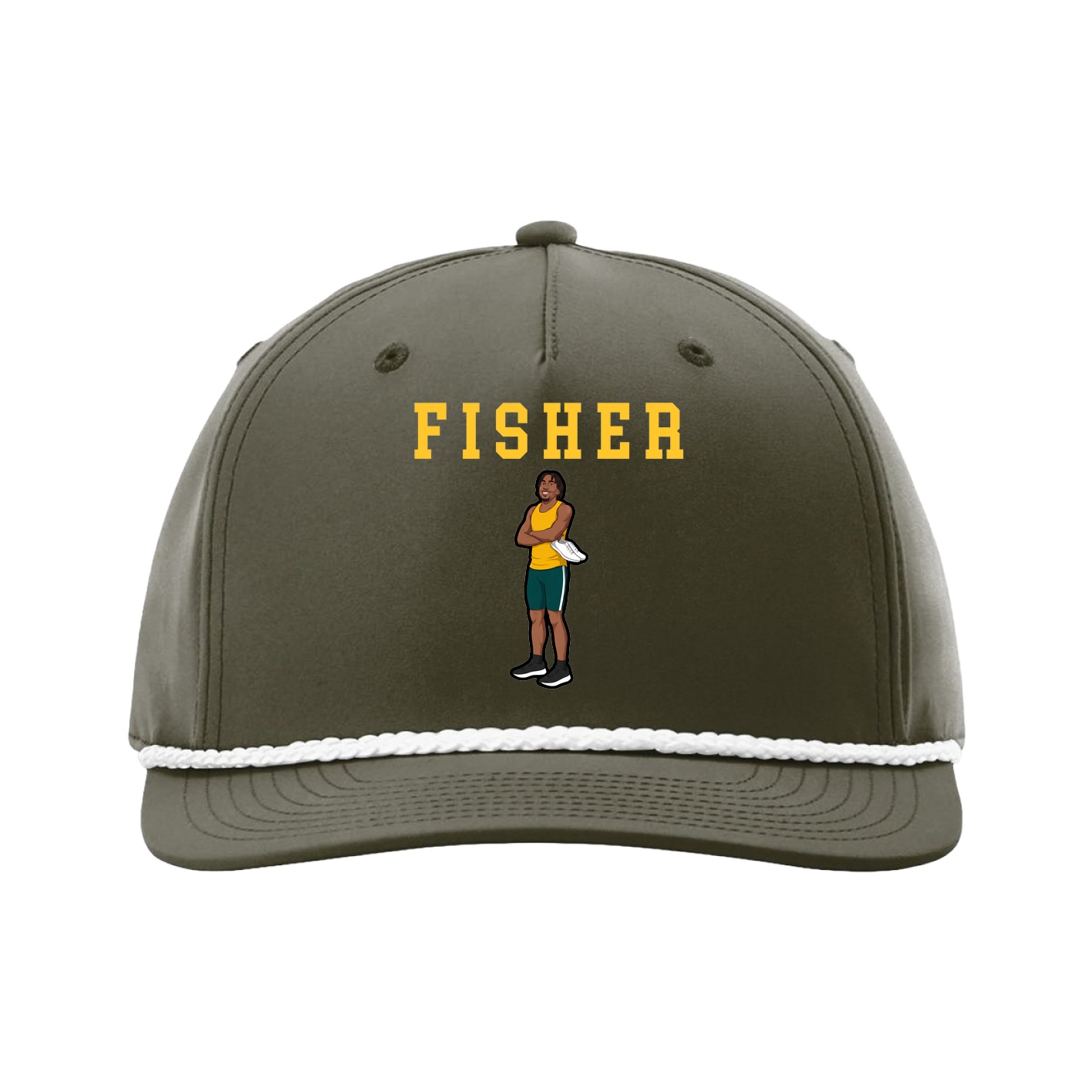 Five-Panel Classic Rope Cap — Shirsey in Green