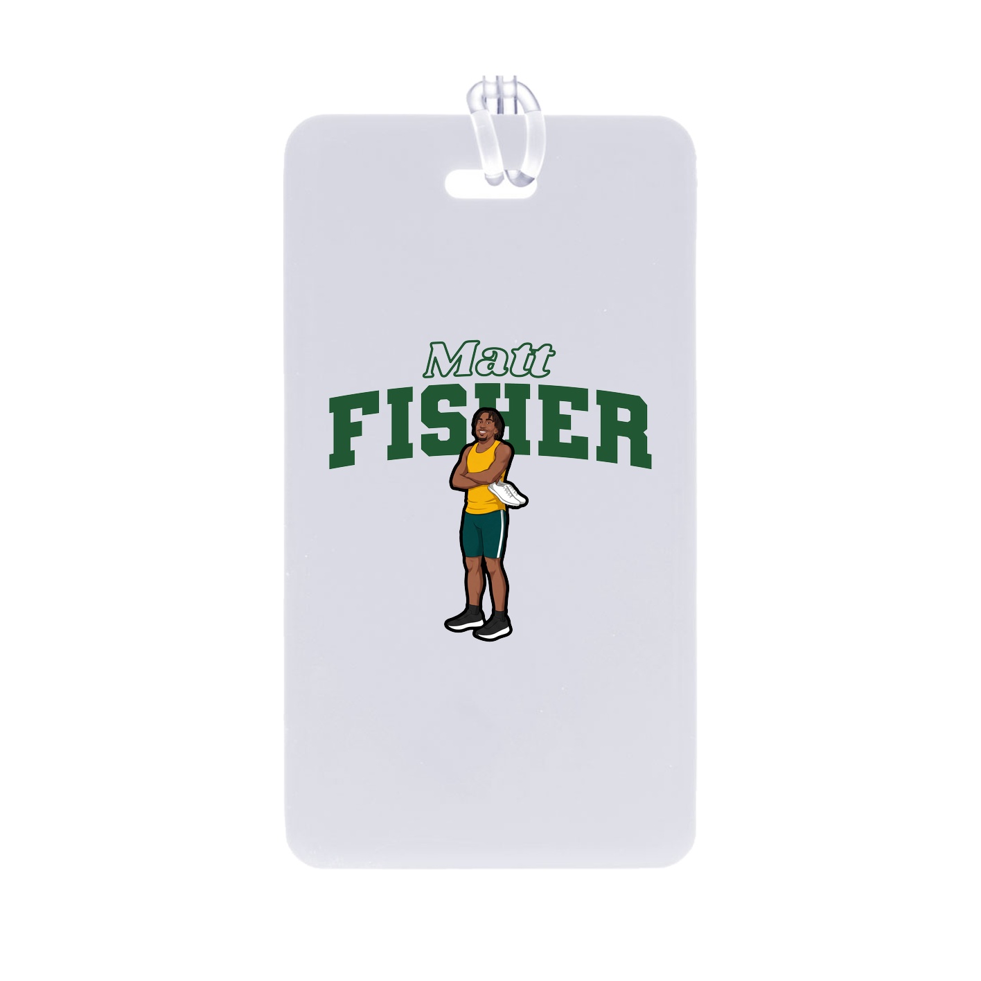 Bag Tag — Name Arch in Classic