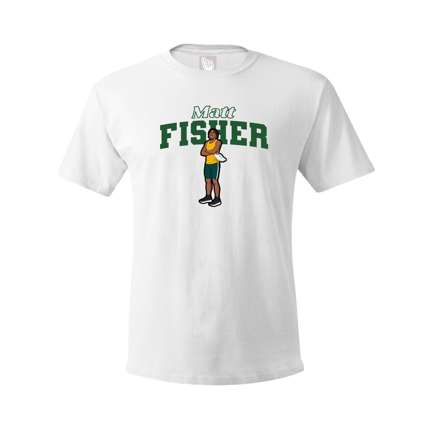 Tee — Name Arch in White