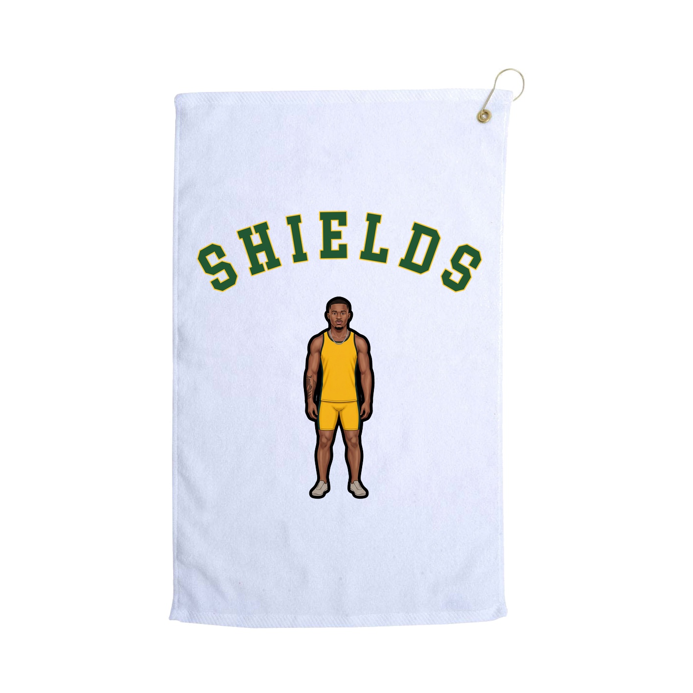 Golf Towel — Shirsey Arch in White