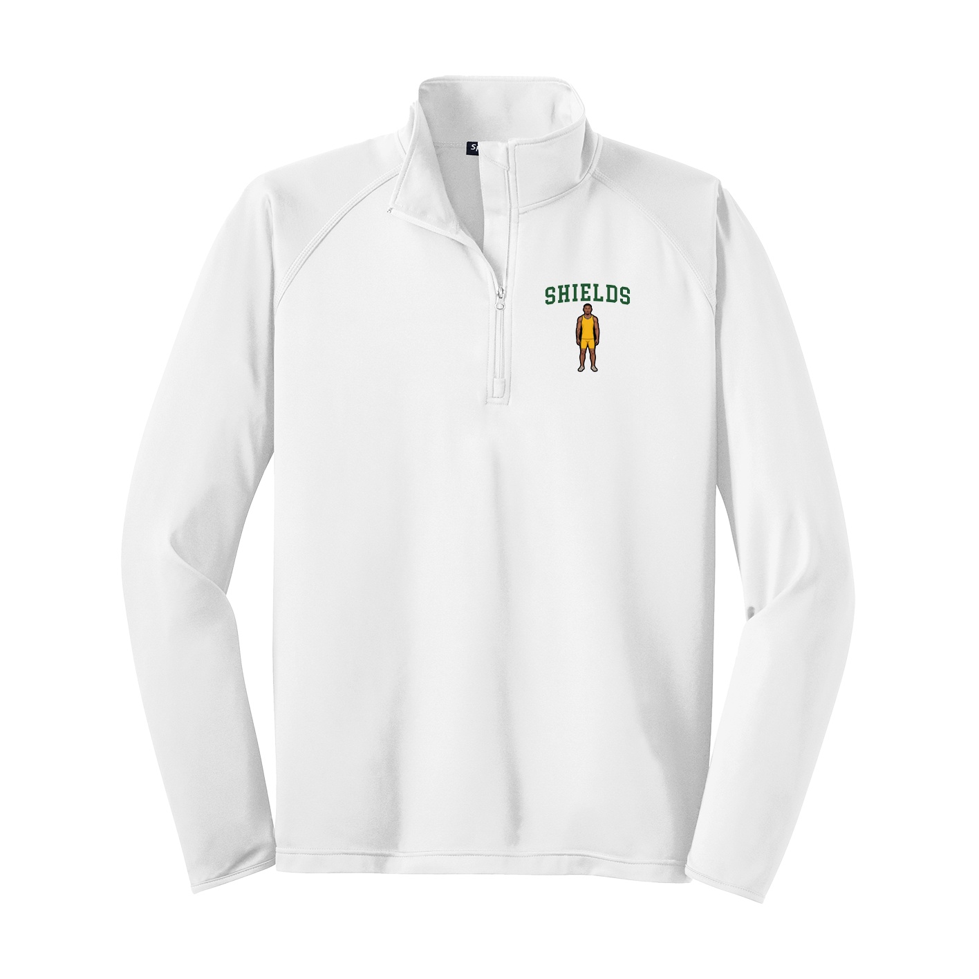 Q-Zip Pullover — Shirsey in White