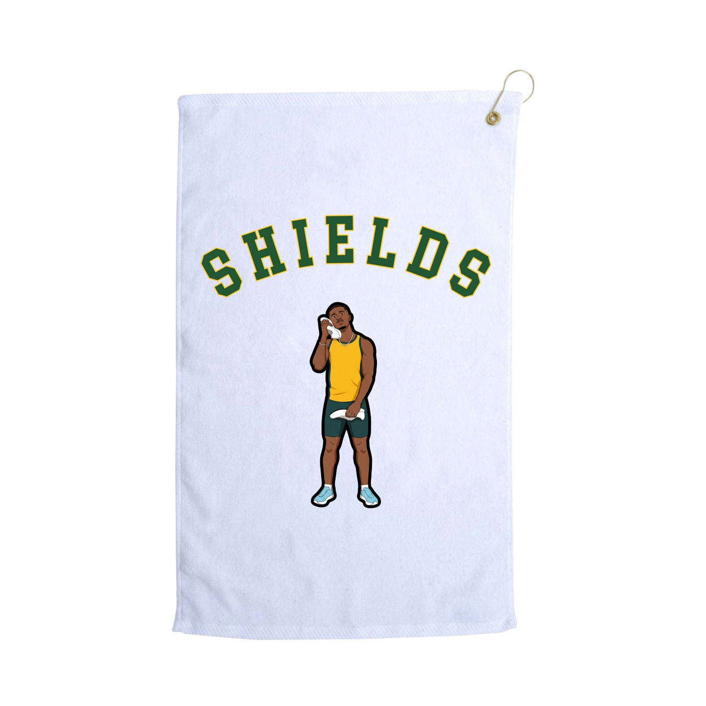 Golf Towel — Shirsey Arch in White