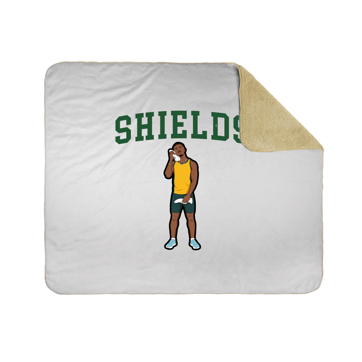 Throw Blanket — Shirsey in White