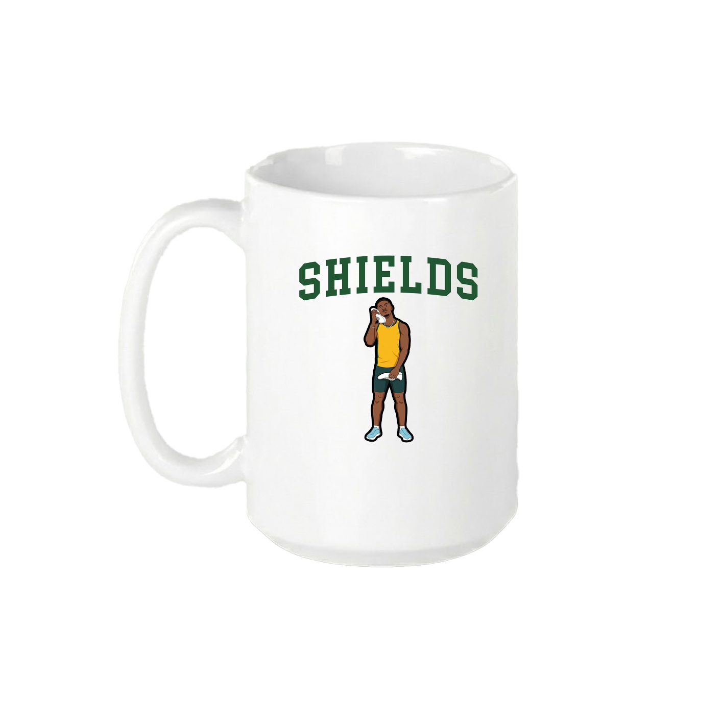 15oz Coffee Mug — Shirsey in White
