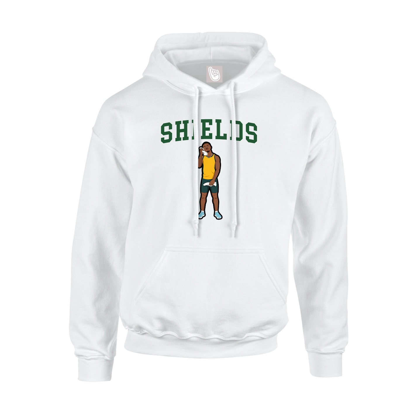 Hoodie — Shirsey in White
