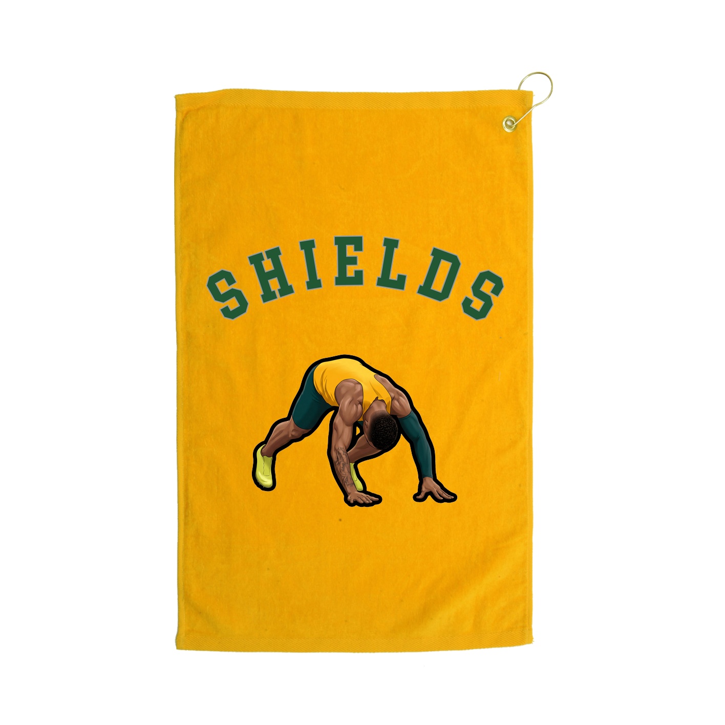 Golf Towel — Shirsey Arch in Gold
