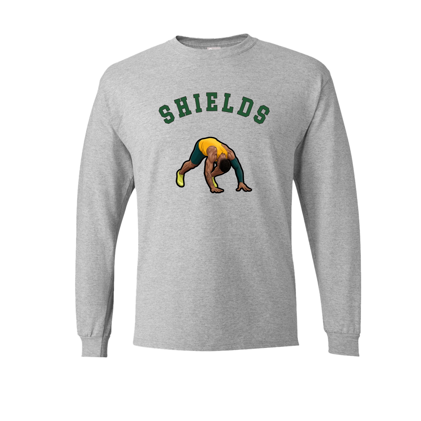 Long Sleeve Tee — Shirsey Arch in Grey