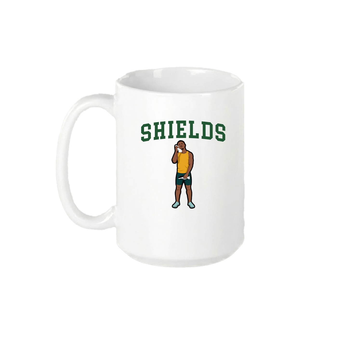 15oz Coffee Mug — Shirsey in White