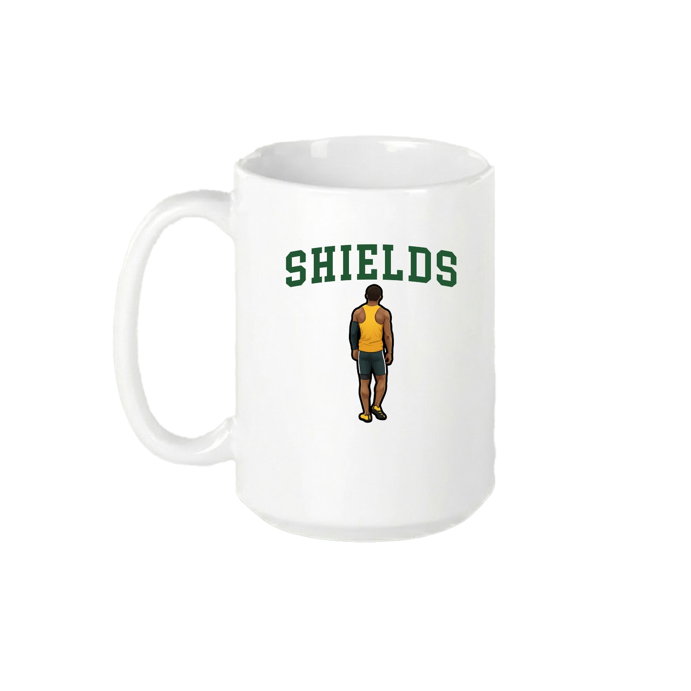 15oz Coffee Mug — Shirsey in White