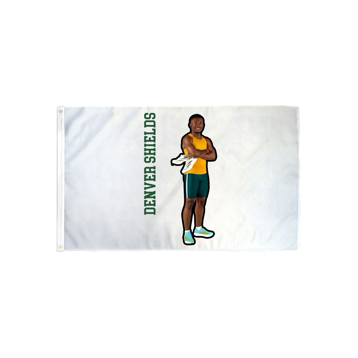 3x5 Flag — Name Vertical in Classic