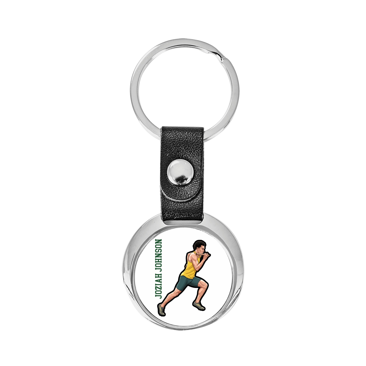 Key Chain — Name Vertical in Classic