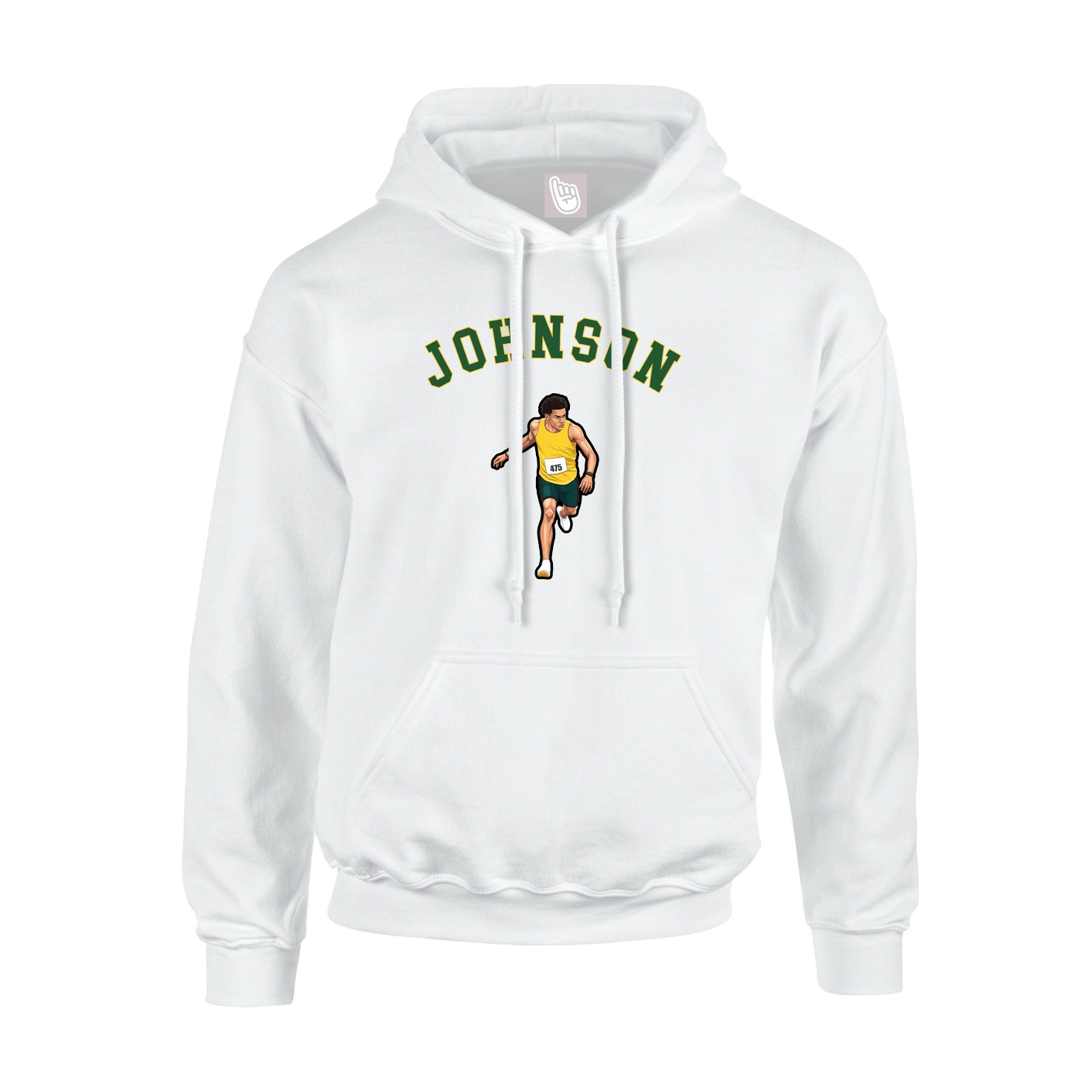 Hoodie — Shirsey Arch in White