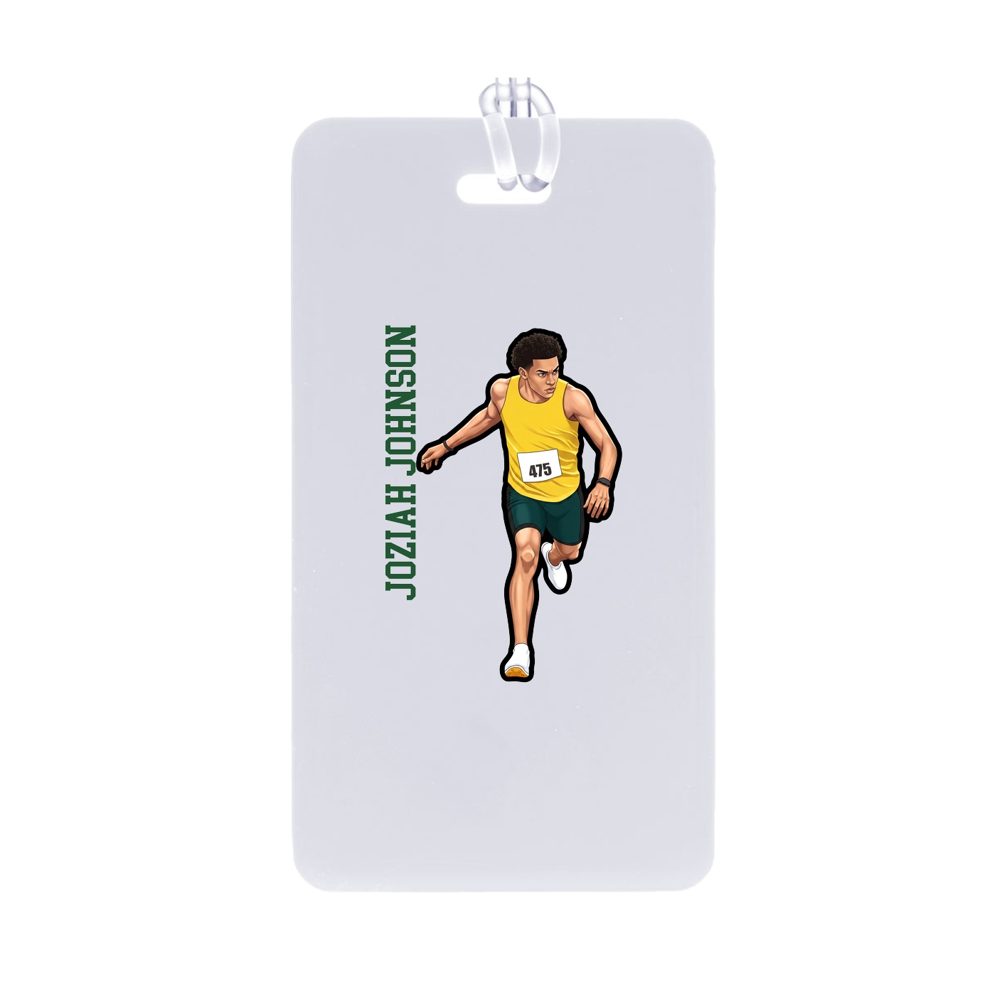 Bag Tag — Name Vertical in Classic