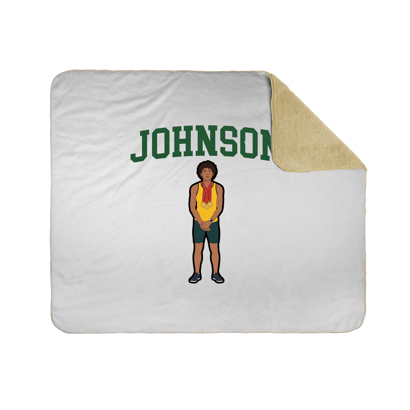 Throw Blanket — Shirsey in White