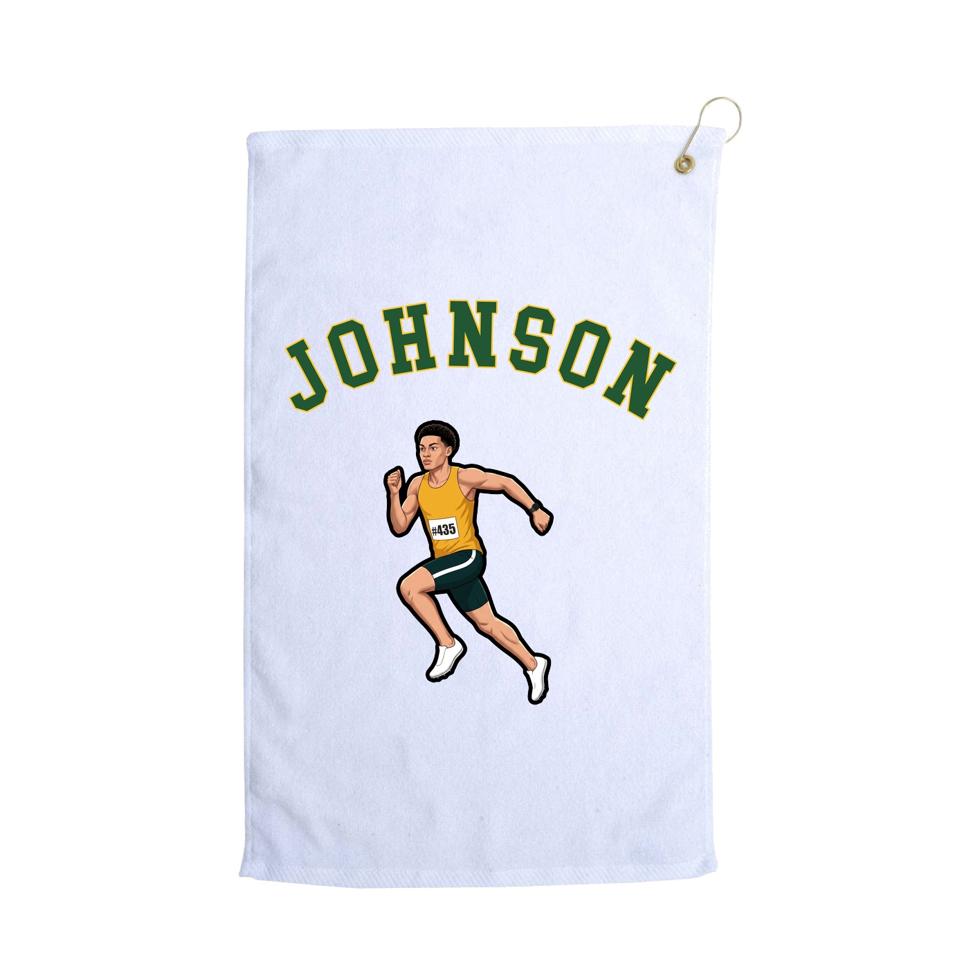 Golf Towel — Shirsey Arch in White