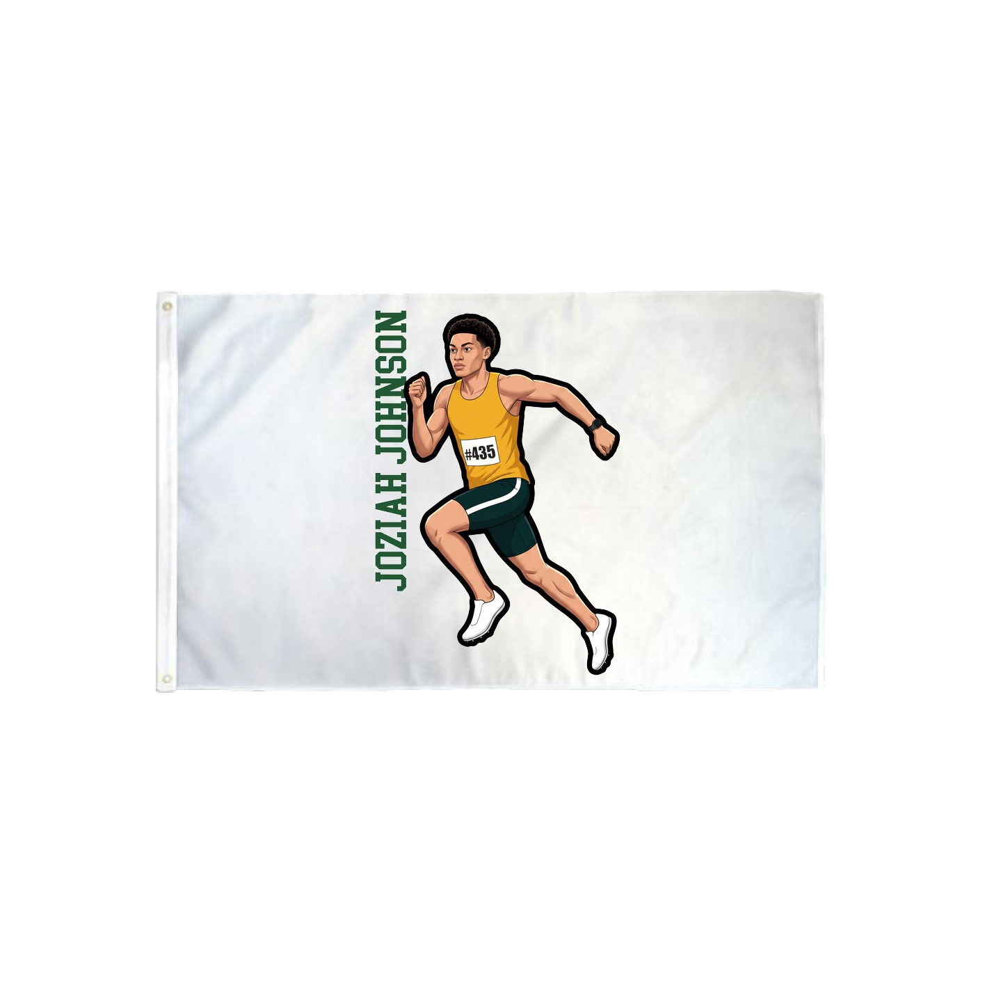 3x5 Flag — Name Vertical in Classic